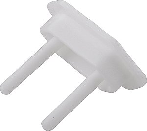 Protetor de tomada branco com 3 peças VONDER