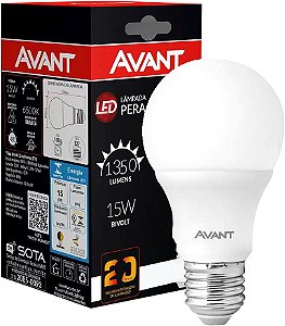 Lâmpada LED BULBO 15W bivolt 6500 K 289151374 AVANT