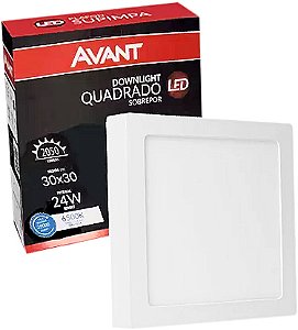 Luminária LED de sobrepor 24W bivolt 768131375 AVANT
