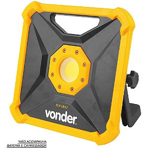 Refletor de LED bateria intercambiável de 18V sem bateria e sem carregador ILV 1811 VONDER