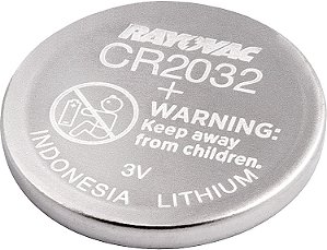 Bateria de lítio CR2032 3V 1 peça RAYOVAC