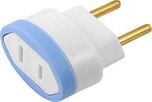 Pino adaptador 2P para pino chato cores sortidas 1550 DANEVA - 15 unidades