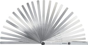 Cálibre de folga com 29 lâminas 0,05mm a 1,00mm 729865 B SKF