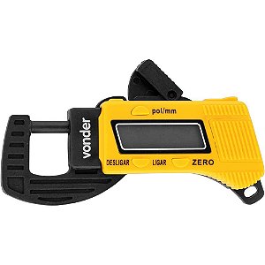 Medidor digital de espessura 0 a 12,7mm VONDER