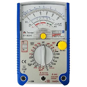 Multímetro analógico ET-3021C 1000V Categoria lll 500V MINIPA