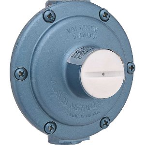 Regulador de gás parafusado azul sem manômetro sem mangueira 506/03 ALIANÇA