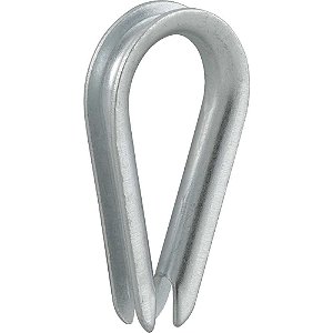 Anilha/sapatilho para cabo de aço 4,76mm - 3/16" NOVE54