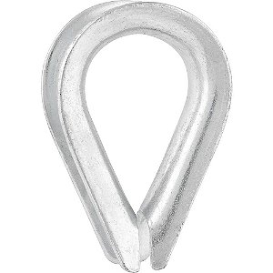 Anilha/sapatilho para cabo de aço 9,53mm - 3/8" VONDER