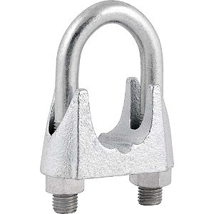 Clips para cabo de aço 1.1/2" - 38,10mm VONDER