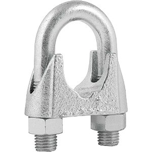 Clips para cabo de aço 1.1/8" - 28,60mm pacote com 1 peça VONDER