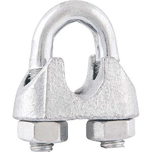 Clips para cabo de aço 1/2" - 12,70mm VONDER