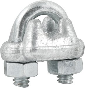 Clips para cabo de aço 3/16" - 4,76mm pesado encartelado VONDER PLUS
