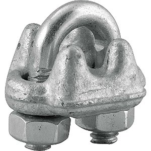 Clips para cabo de aço 3/16" - 4,76mm pesado VONDER PLUS