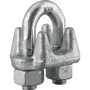 Clips para cabo de aço 3/4" - 19,10mm pesado VONDER PLUS