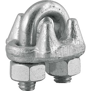 Clips para cabo de aço 3/8" - 9,53mm pesado VONDER PLUS
