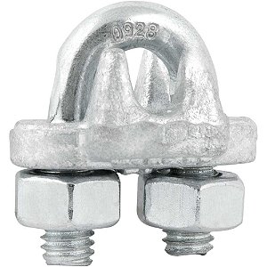 Clips para cabo de aço 5/16" - 7,94mm pesado encartelado VONDER PLUS