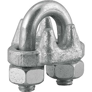 Clips para cabo de aço 5/16" - 7,94mm pesado VONDER PLUS