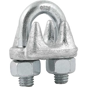 Clips para cabo de aço 5/8" - 15,90mm pesado encartelado VONDER PLUS