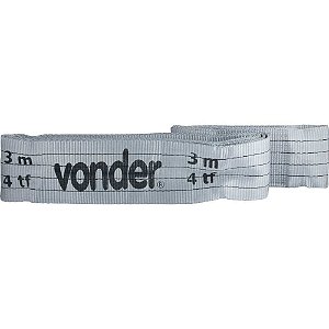Cinta plana sem fim (tipo anel) para elevação de cargas 7:1 3,0m 4 tf VONDER
