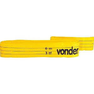 Cinta plana sem fim (tipo anel) para elevação de cargas 7:1 6,0m 3 tf VONDER