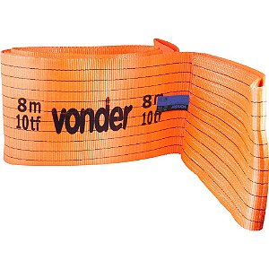 Cinta plana sem fim (tipo anel) para elevação de cargas 7:1 8,0m 10 tf VONDER