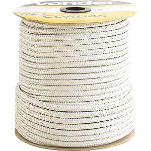 Corda multifilamento trançada 12mm x 111m branca VONDER