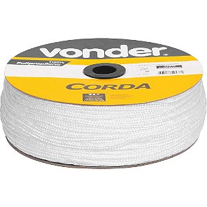 Corda multifilamento trançada 5,0mm x 250m em carretel VONDER
