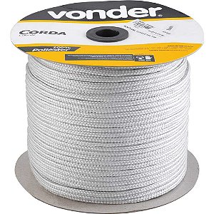 Corda multifilamento trançada 8mm x 228m branca VONDER