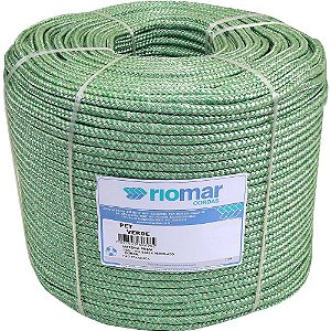 Corda multifilamento trançada verde 16mm x 84m 45216031 RIOMAR