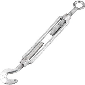 Esticador gancho/olhal para cabo de aço 1/2" - 12,7mm embalagem com 50 peças NOVE54