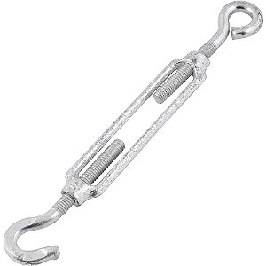 Esticador gancho/olhal para cabo de aço 1/4" - 6,35mm embalagem com 300 peças NOVE54