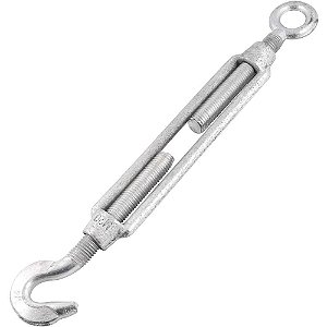 Esticador gancho/olhal para cabo de aço 3/4" - 19,1mm embalagem com 30 peças NOVE54
