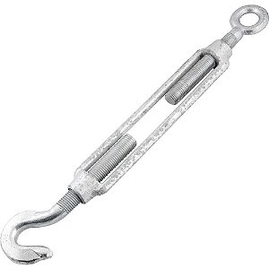 Esticador gancho/olhal para cabo de aço 7/8" - 22,2mm embalagem com 15 peças NOVE54