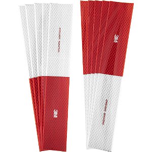 Faixa refletiva para lateral e traseira de caminhões e ônibus 5cm x 30,5cm 3M