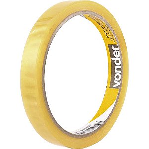 Fita adesiva 12mm x 50m transparente VONDER - 20 unidades