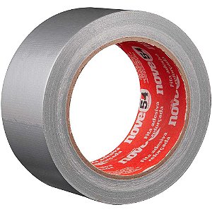 Fita adesiva reforçada 50mm x 25m prata NOVE54