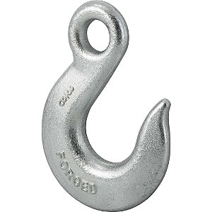 Gancho de aço com olhal 1,5 tonelada 3/8" sem trava NOVE54