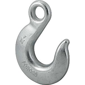 Gancho de aço com olhal 2,0 tonelada 7/16" sem trava NOVE54