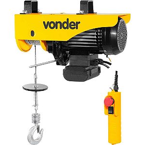 Guincho elétrico para 0,3 tonelada (0,3 tf) / 0,6 tonelada (0,6 tf) GEV 600 127V VONDER