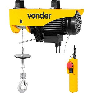 Guincho elétrico para 0,3 tonelada (0,3 tf) / 0,6 tonelada (0,6 tf) GEV 600 220V VONDER