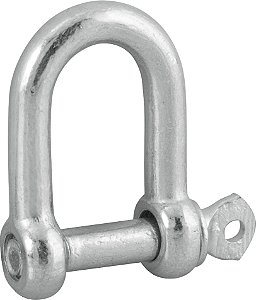 Manilha reta para cabo de aço 1/4" NOVE54