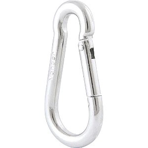 Mosquetão com trava 4mm x 40mm cartela com 2 peças VONDER