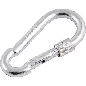 Mosquetão com trava roscada 9mm x 90mm VONDER