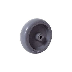 Roda 5" de borracha injetada cinza R 512 BP RODCAR