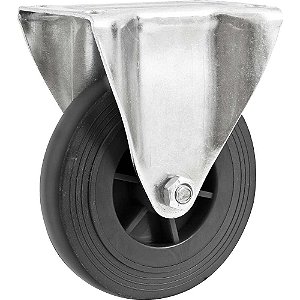 Rodízio fixo 5" para carrinho plataforma de 300 kgf NOVE54