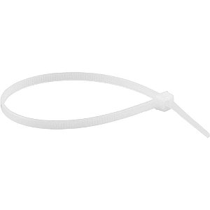 Abraçadeira de nylon branca 200mm x 3,6mm com 20 peças VONDER