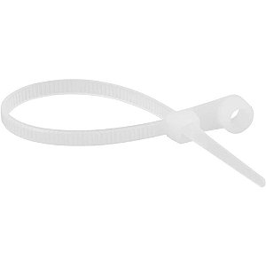 Abraçadeira de nylon para parafusos branca 150mm x 3,6mm VONDER