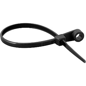 Abraçadeira de nylon para parafusos preta 150mm x 3,6mm VONDER