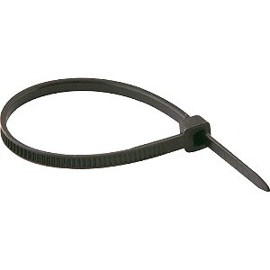 Abraçadeira de nylon preta 100mm x 2,5mm com 1.000 peças VONDER