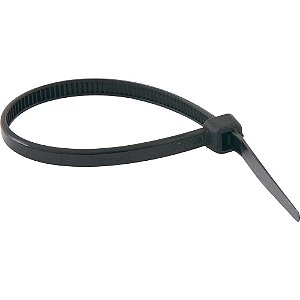 Abraçadeira de nylon preta 140mm x 3,6mm com 100 peças VONDER